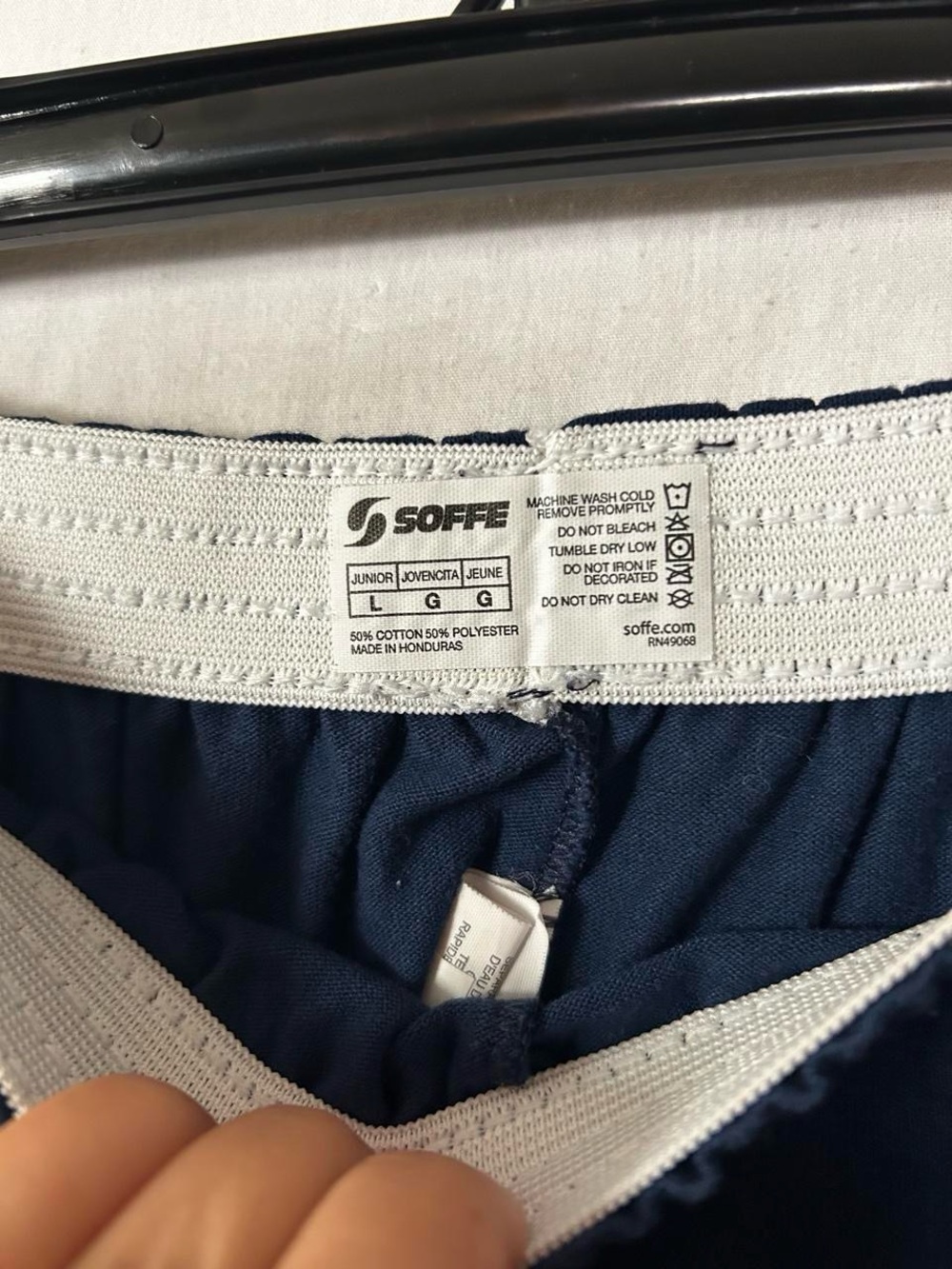 “So Fine “navy cotton shorts - Picture 6 of 6